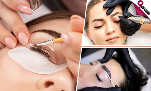 Choose Your Perfect Look: Lash Extensions + Brow Tinting, & Brow Microshading!